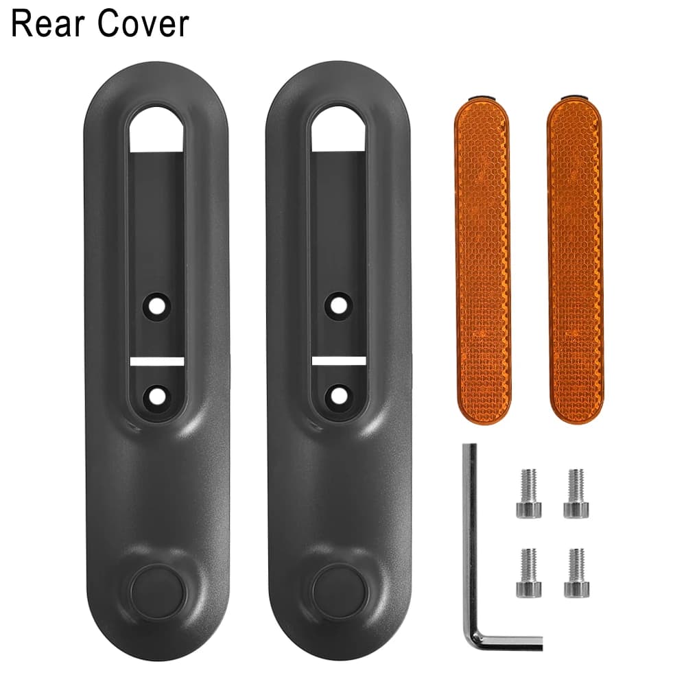 Első/hátsó sárvédő, tartó, hátsó lámpa, fényvisszaverő és oldalburkolat Xiaomi 4 Ultra rollerhez – hátsó cover