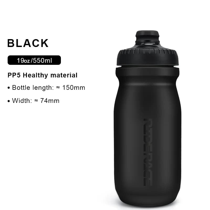 Ultrakönnyű sportkulacs 550/650 ml – fekete 550 ml
