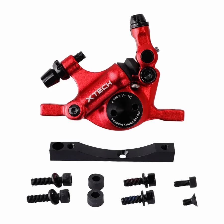 Xtech alumínium hidraulikus tárcsafék Xiaomi M365, Pro, Pro 2, 1S rollerhez – A-red