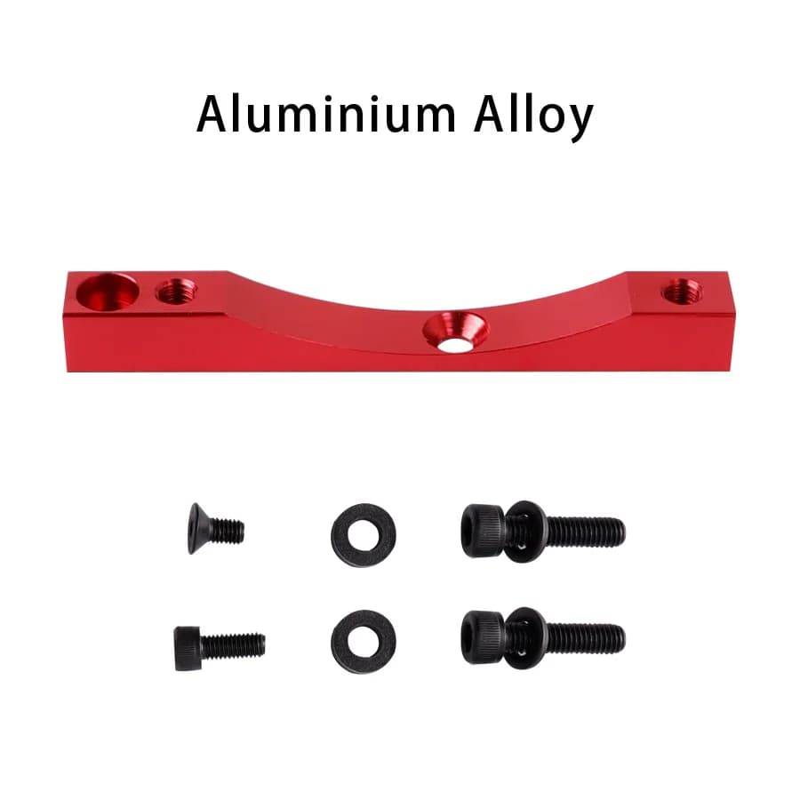 CNC féknyereg-adapter Zoom Xtech HB100 fékhez Xiaomi M365, Pro, 1S, Pro 2 rollerhez – piros
