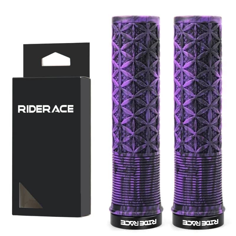 Riderace kétszínű, csavarral rögzíthető TPR markolat – lila