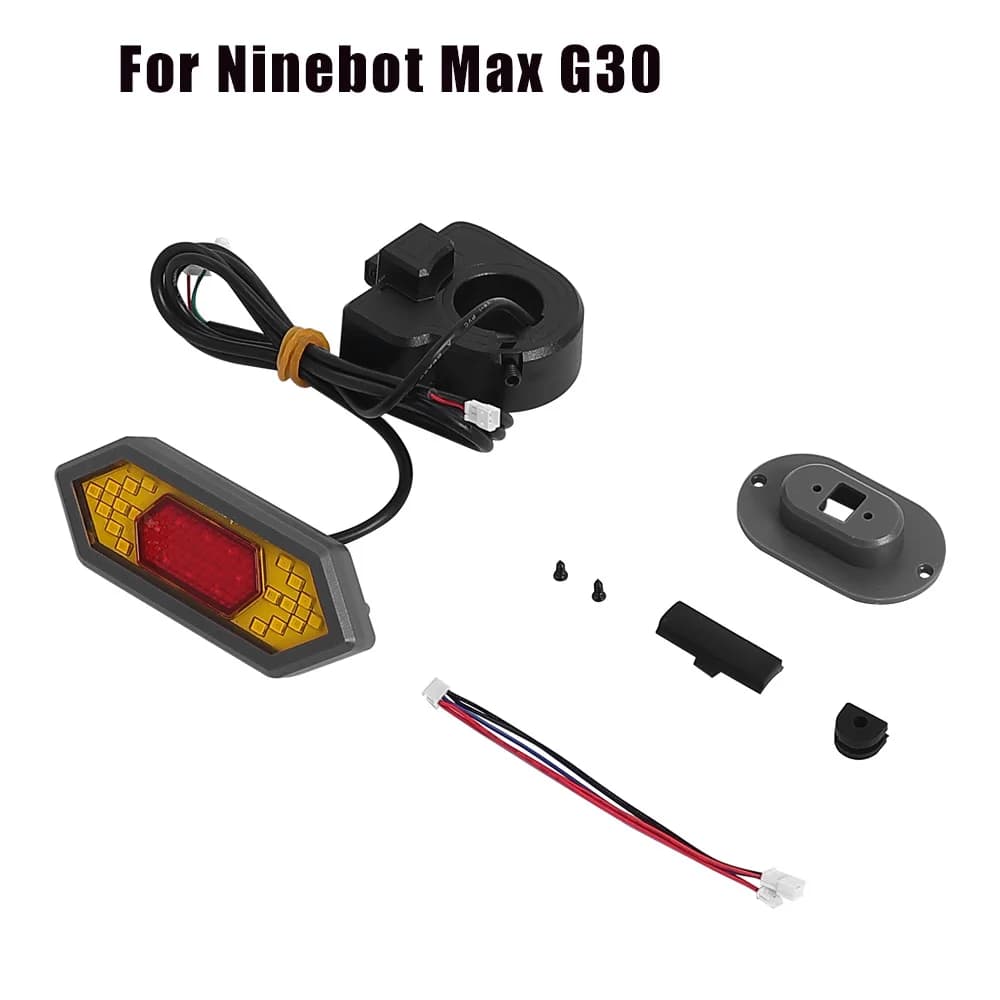 Hátsó sárvédő-lámpa kormányvezérlésű irányjelzővel és féklámpával Ninebot Max G30 rollerhez