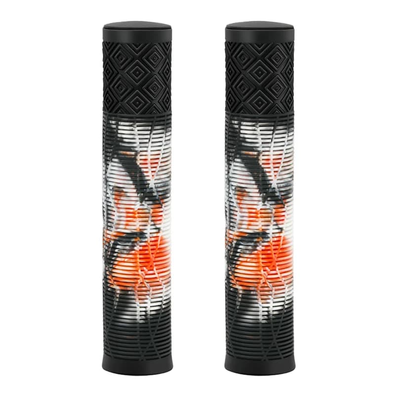 Riderace 165 mm-es hosszított gumi markolat 22,2 mm-es kormányhoz – fekete narancs