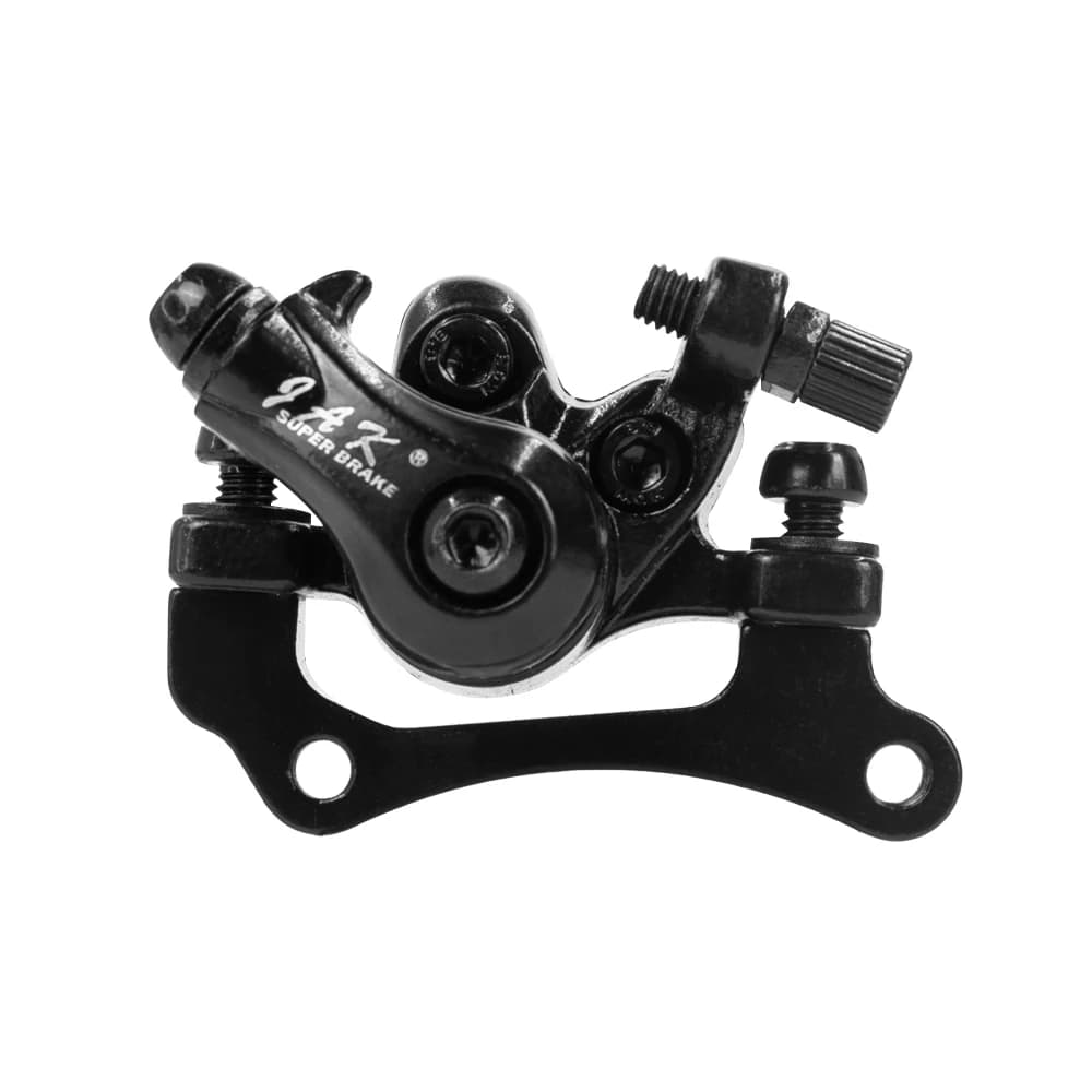 Fékbetét, 140 mm-es tárcsa, féknyereg és fékkar Kugoo M4 és M4 Pro rollerhez – fekete jobb