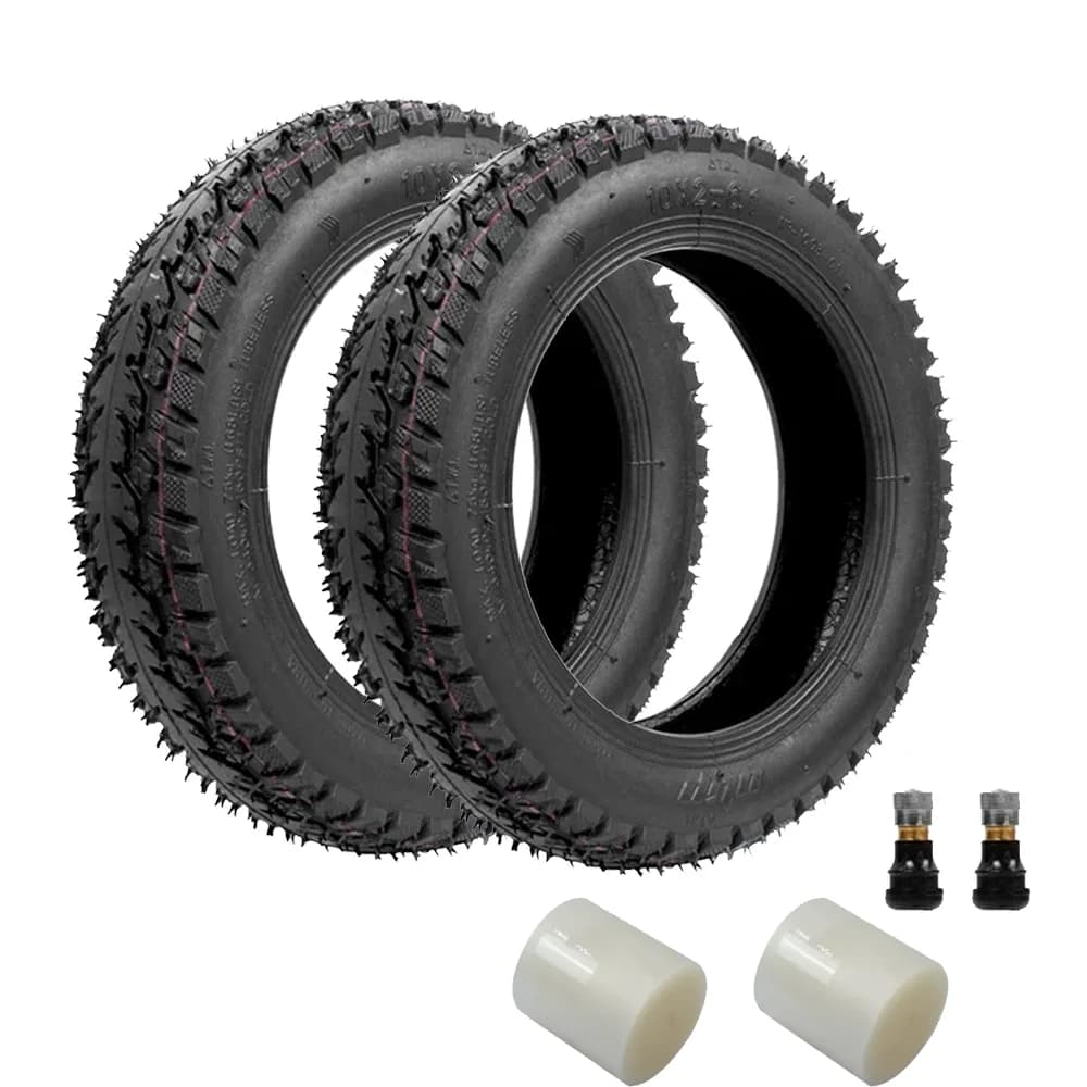 Tömlő nélküli terepgumi 10×2-6.1, szeleppel, Xiaomi M365, Pro, Pro 2, 1S, Mi 3 rollerhez – 2 db tire and pad