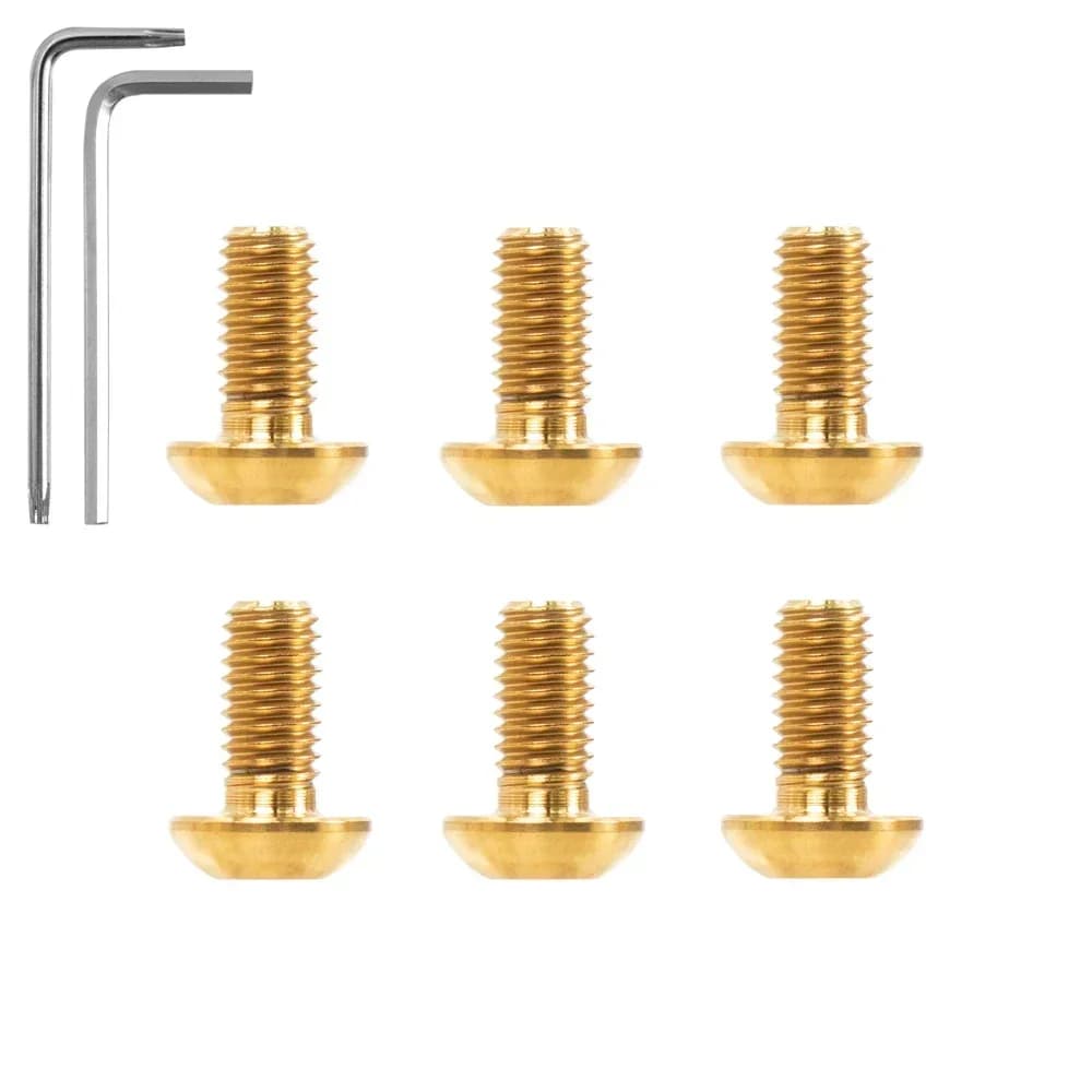 Titán féktárcsa-csavar M5×10 mm – arany