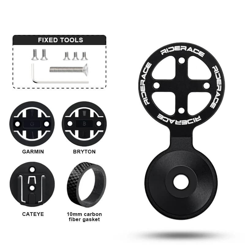Riderace computertartó kormányszár-sapkára (Garmin, Bryton, CatEye)