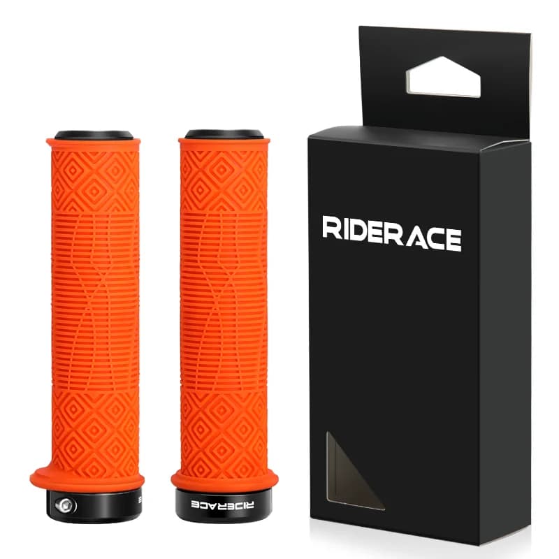 Riderace ergonomikus TPR markolat szarvval – narancs