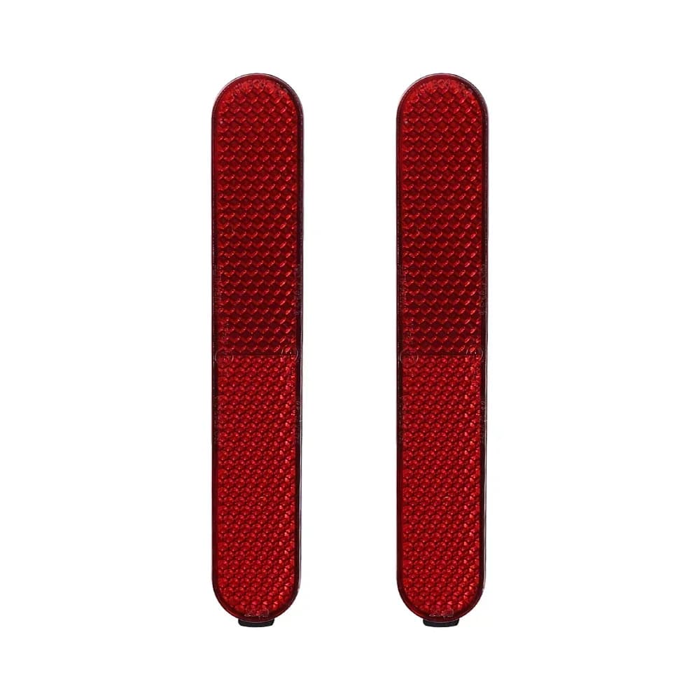 Kerékagy- és villaburkolat fényvisszaverővel Xiaomi 4 Pro rollerhez – piros strip B