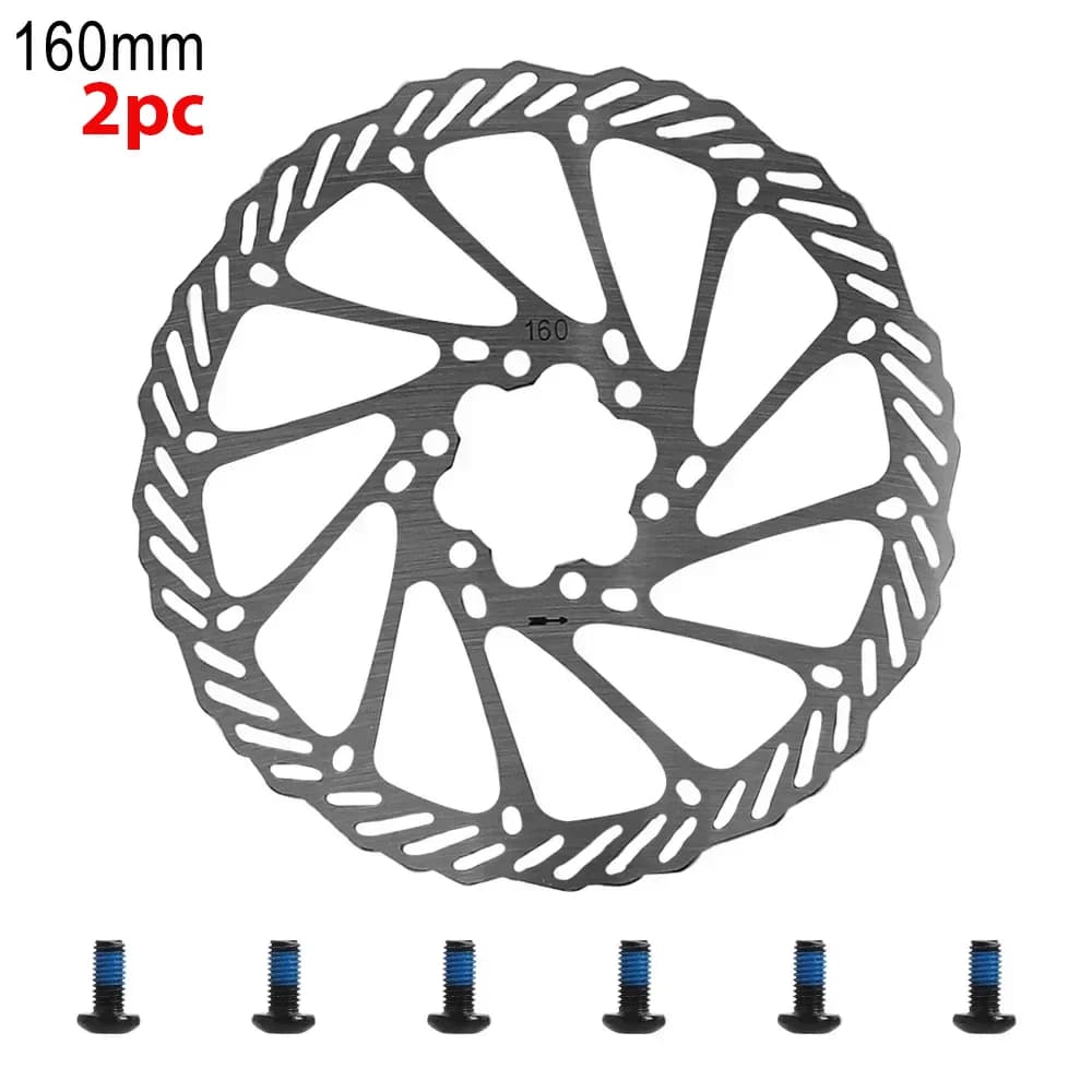 Rozsdamentes féktárcsa 160 mm, 6 furatos, Zero 11X, Kaabo Wolf Warrior, Wolf King GT és Vsett 11+ rollerhez – 2 db