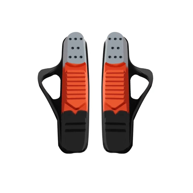 Riderace V-fékbetét CNC tartóval (pár) – fekete