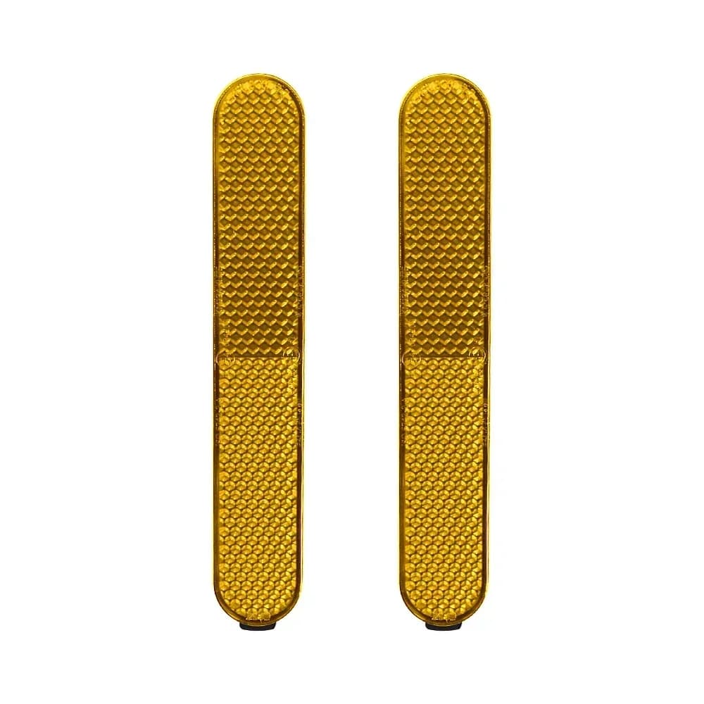 Kerékagy- és villaburkolat fényvisszaverővel Xiaomi 4 Pro rollerhez – sárga strip B