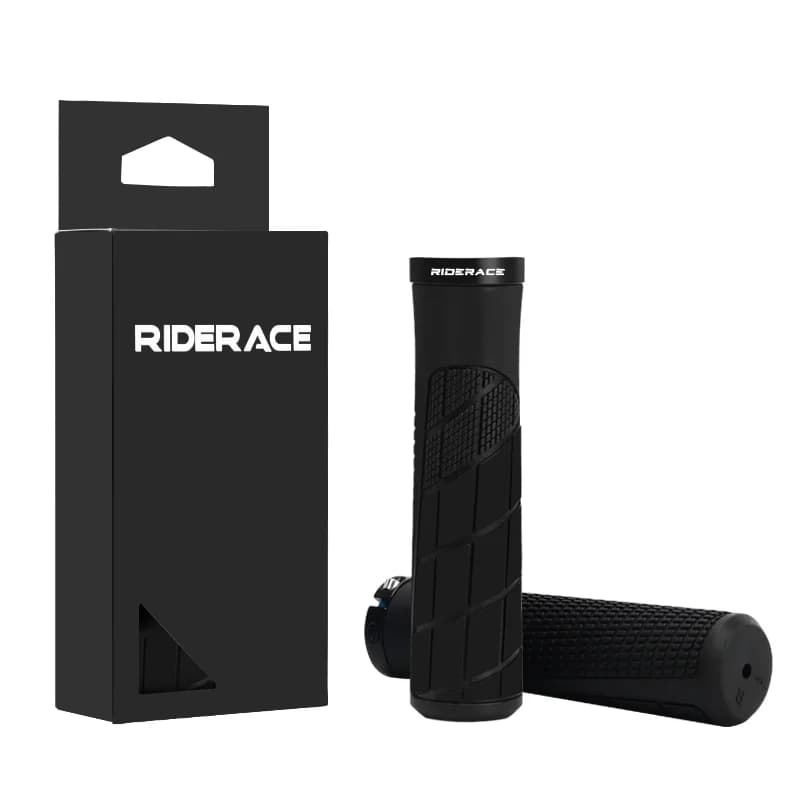 Riderace ergonomikus TPR markolat szarvval – fekete