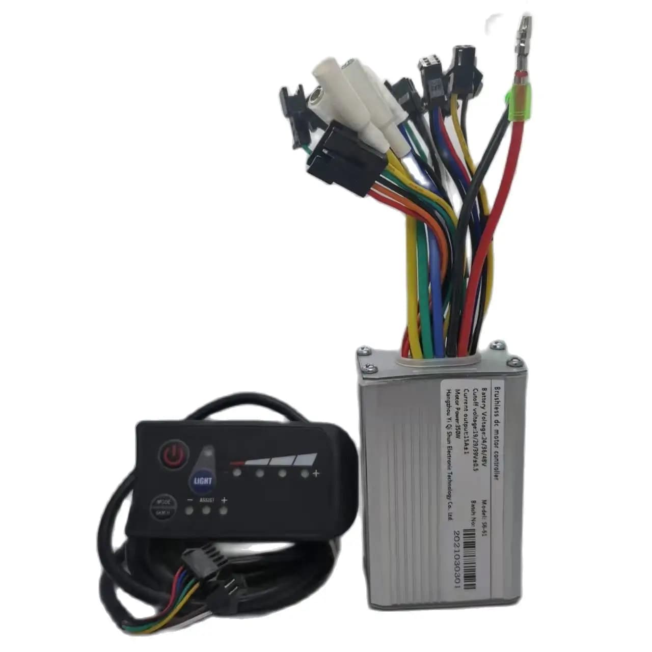 S6-61 szinuszos motorvezérlő, 6 FET, 24/36/48 V, LED kijelzővel – Controller-Display