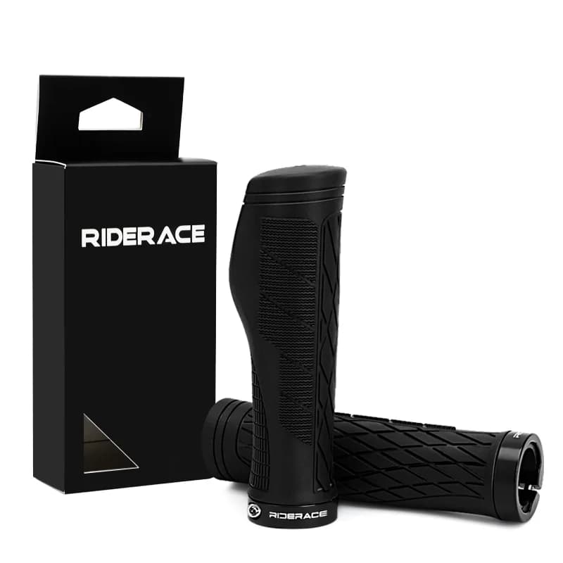 Riderace csavarral rögzíthető puha TPR markolat – fekete