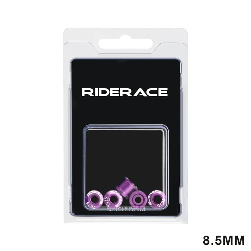 Riderace 7075 alumínium lánckerékcsavar M8 (5 db) – 8,5 mm lila