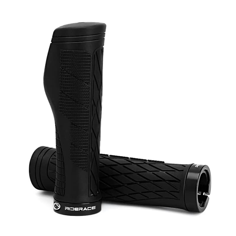 Riderace csavarral rögzíthető puha TPR markolat – fekete