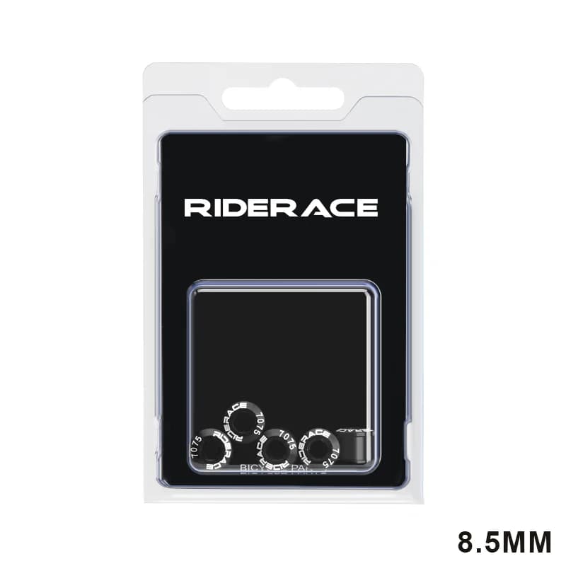 Riderace 7075 alumínium lánckerékcsavar M8 (5 db) – 8,5 mm fekete