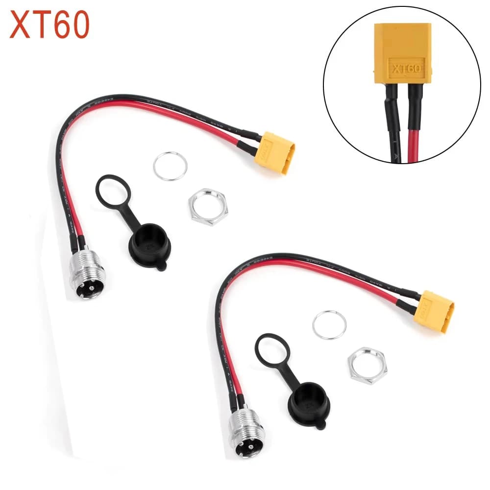 XT60 / XT30 3 tűs töltőaljzat Vsett, Zero és Speedual rollerhez – 2 db XT60