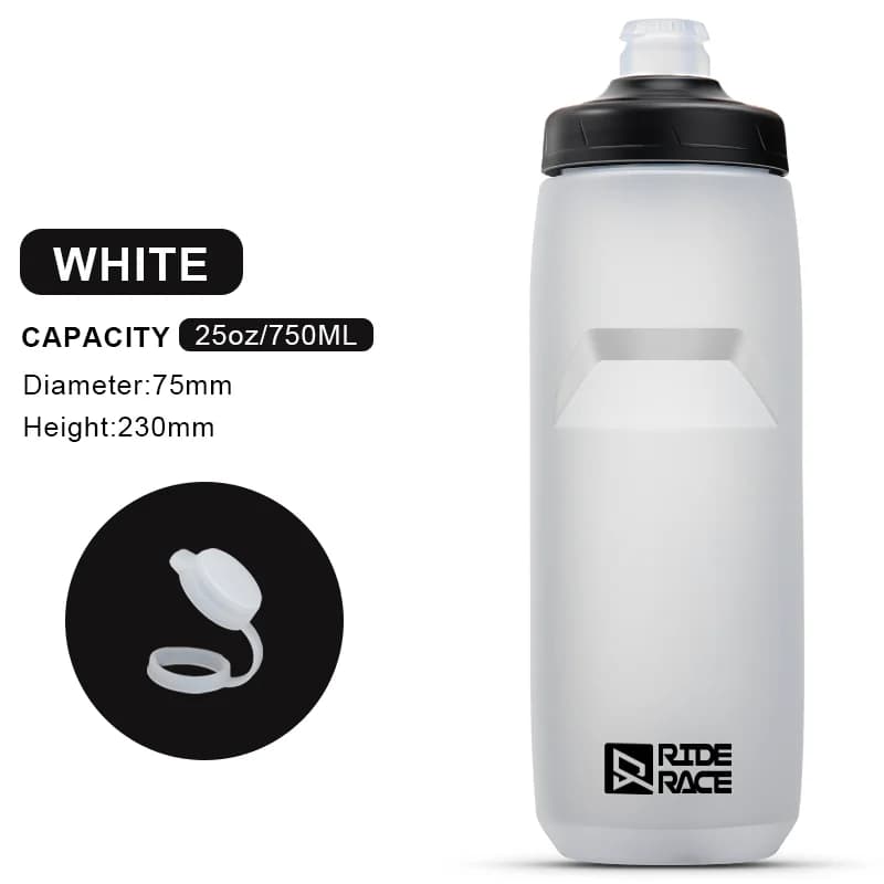 Nagy űrtartalmú sportkulacs, 620/750 ml – fehér 750 ml