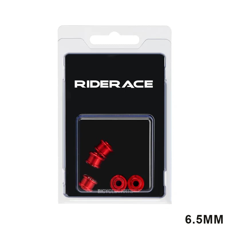Riderace 7075 alumínium lánckerékcsavar M8 (5 db) – 6,5 mm piros