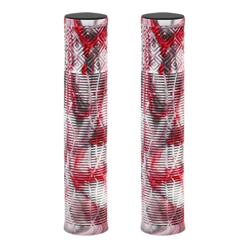Riderace 165 mm-es hosszított gumi markolat 22,2 mm-es kormányhoz – fehér piros
