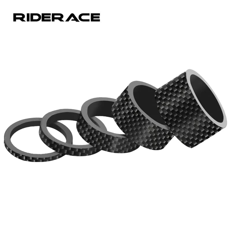 Riderace karbon kormányszár-alátét 28,6 mm (1-1/8")