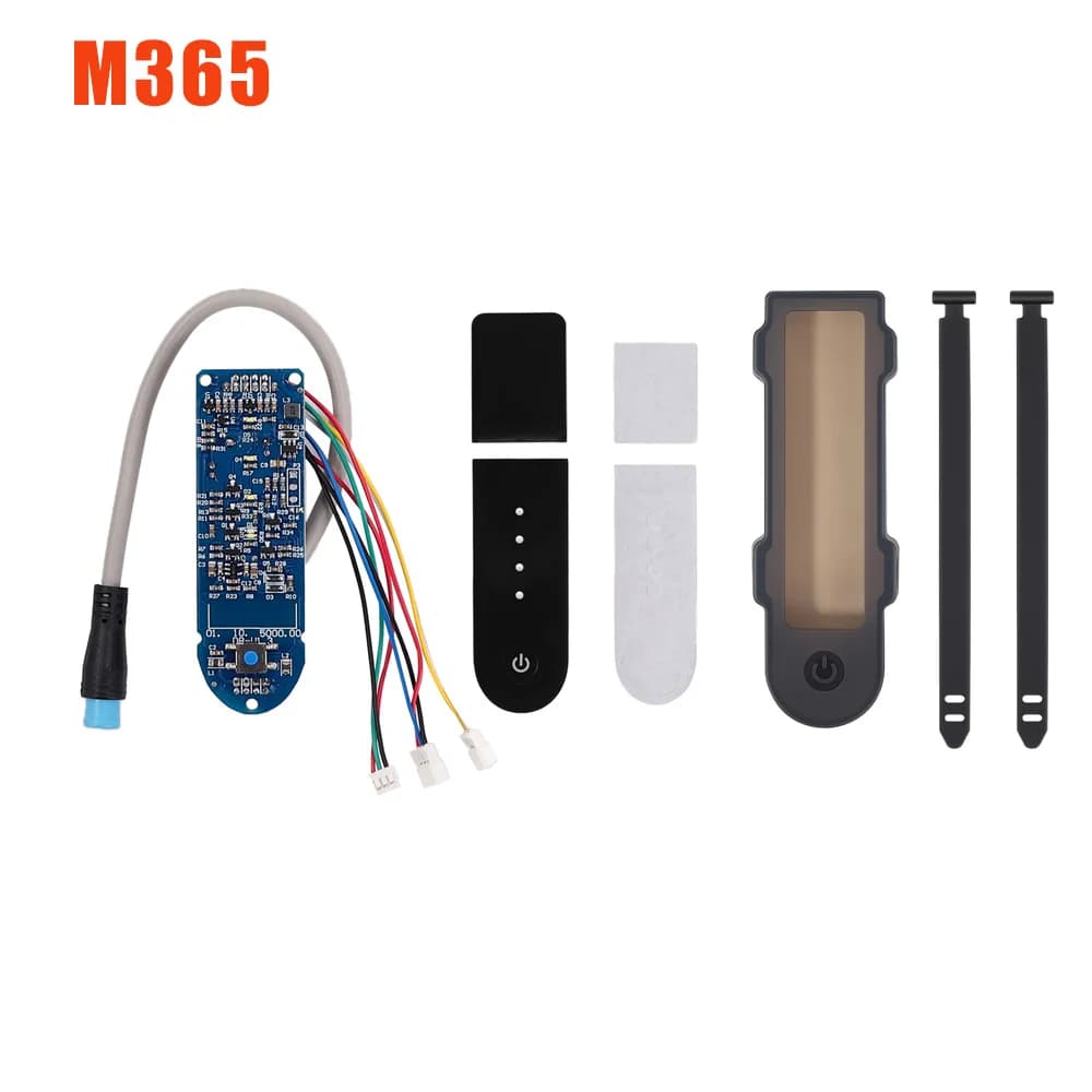 Szilikon kijelzővédő rögzítőpánttal Xiaomi M365 Pro, Pro 2 rollerhez – M365 fekete