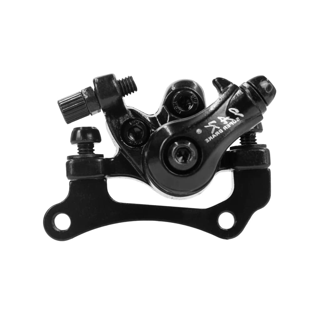 Fékbetét, 140 mm-es tárcsa, féknyereg és fékkar Kugoo M4 és M4 Pro rollerhez – fekete bal