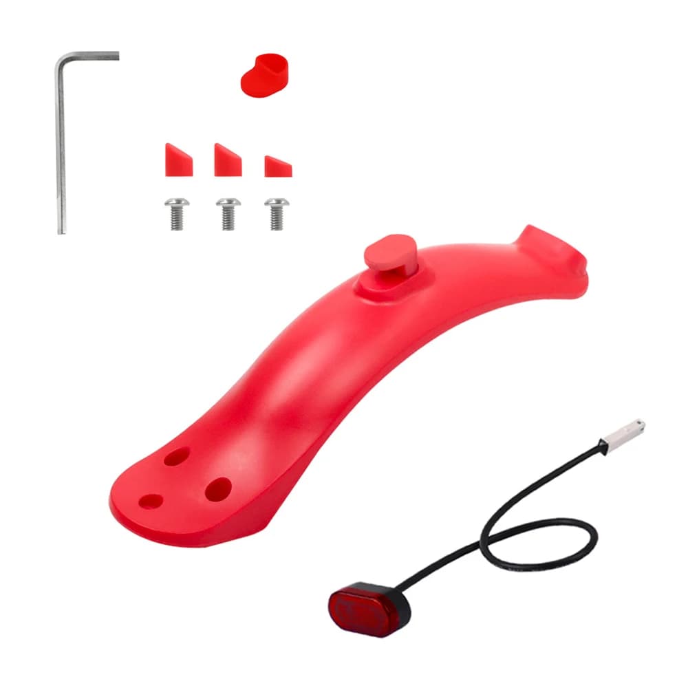 Rövid hátsó sárvédő szilikondugóval Xiaomi M365, M187, Pro rollerhez – Type J