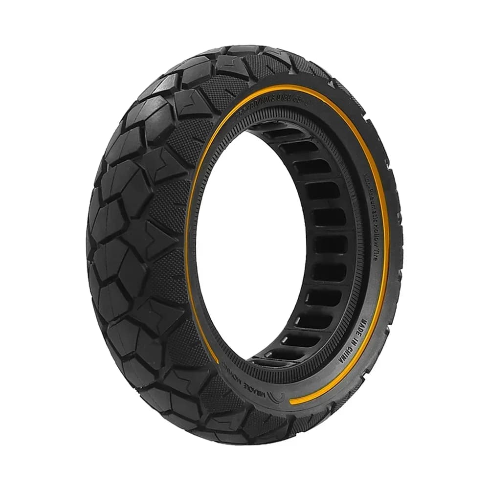 Tömör gumi 80/65-6 (255×80, 10×3.0) Zero 10X, Kugoo M4, G1 és Dualtron rollerhez – sárga