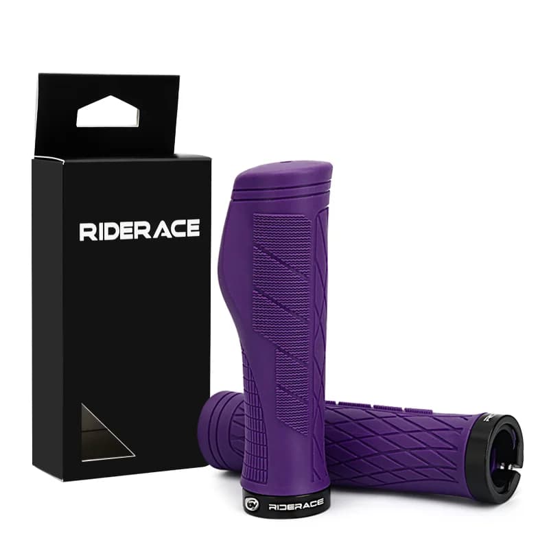 Riderace csavarral rögzíthető puha TPR markolat – lila