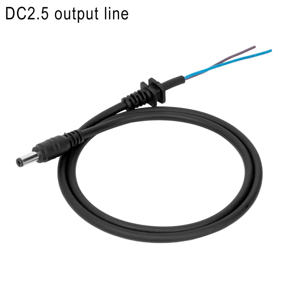 Töltőcsatlakozó fej DC 2,1/2,5 mm, 36/48 V lítium akkumulátorhoz – DC2.5 output line