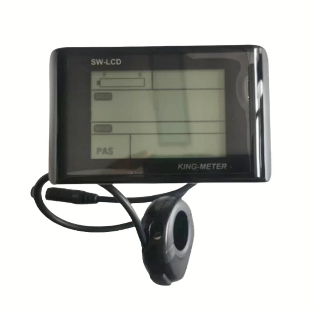 King-Meter SW-LCD kijelző, 6 tűs fémfejes csatlakozó (2. kivitel)