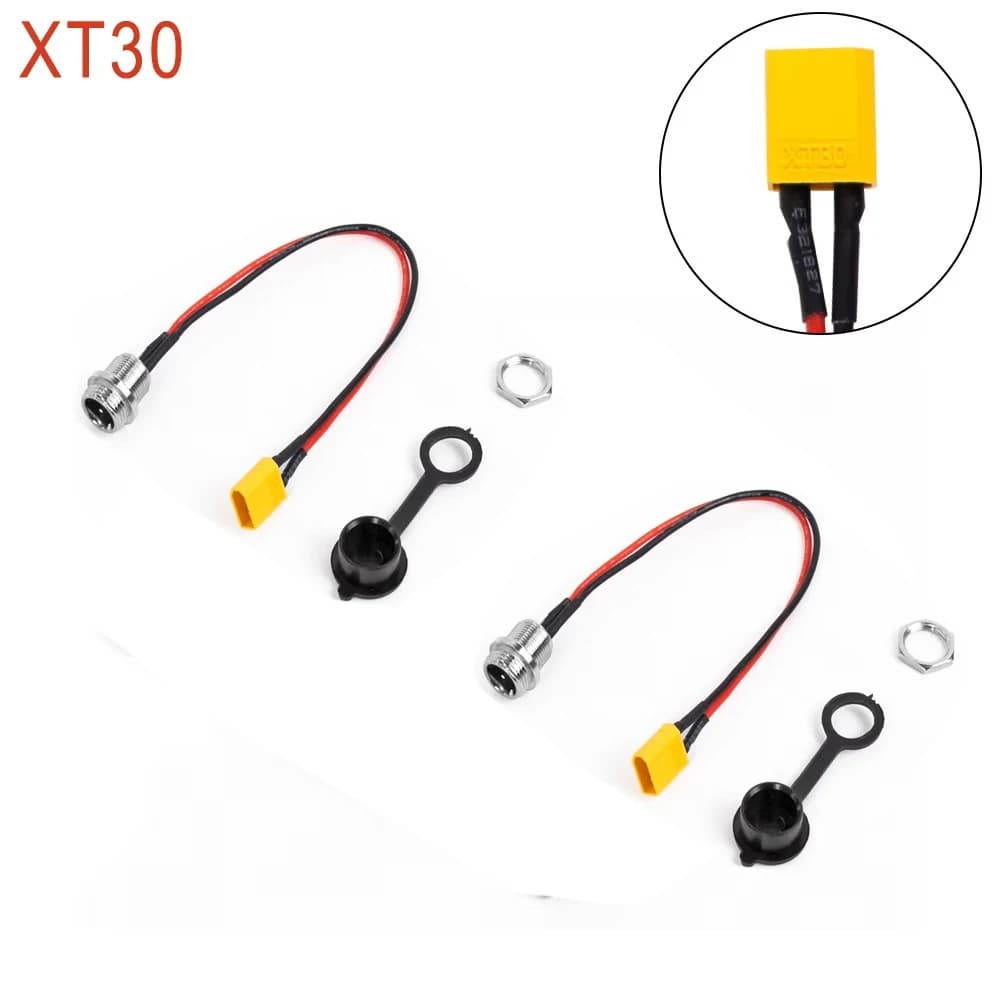 XT60 / XT30 3 tűs töltőaljzat Vsett, Zero és Speedual rollerhez – 2 db XT30