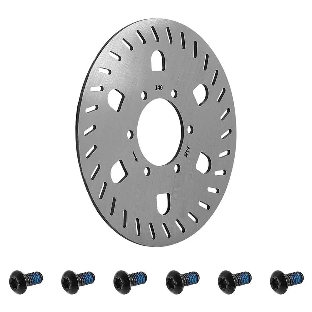 Féktárcsa 140 mm, 6 furatos, csavarokkal Segway Ninebot GT1, GT2 rollerhez – 1 db és screws